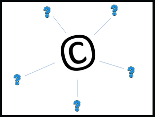 copyright symbol with question marks