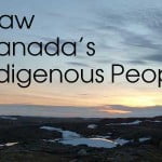 Cover banner: The Law and Canada's Indigenous Peoples: Iqaluit sunset